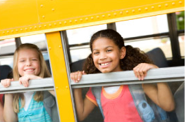 girls on bus